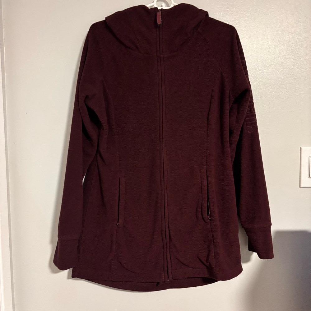 Bench Maroon Fleece Zip Up Medium